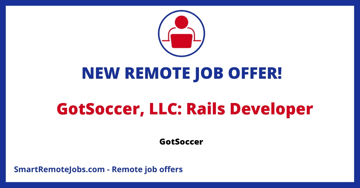 Join GotSoccer as a full stack Rails developer to build and maintain apps for soccer leagues globally. Role involves autonomy in feature development.