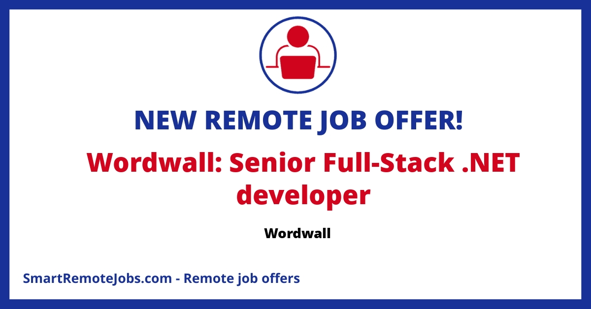 Join Wordwall as a Senior Full-Stack Developer with a flair for JScript & C#, dedicated to creating educational games. UK-based, remote & flexible, with great benefits.