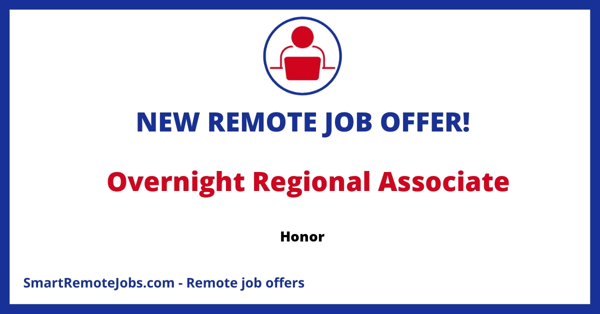 Join our Care Operations as an Overnight Regional Associate, handling client inquiries & solving problems. $18.50/hr with benefits. Must work weekends/evenings.